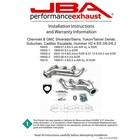 Jba Exhaust Header 1850S-1; New. Price: $742.30.